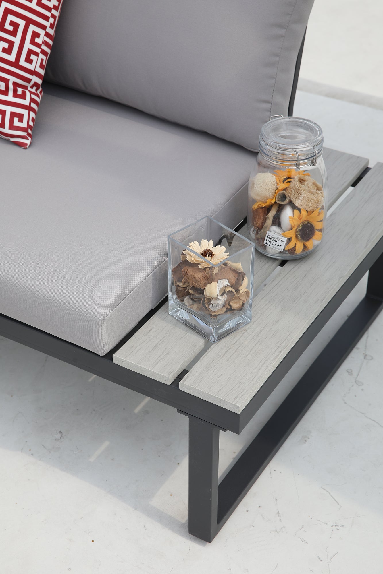 TPFGarden Gartenlounge-Set Yanda Ecksofa, 1 Couchtisch, 5 Sitzkissen, 6 Rückenkissen