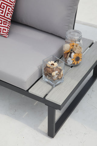 TPFGarden Gartenlounge-Set Yanda Ecksofa, 1 Couchtisch, 5 Sitzkissen, 6 Rückenkissen