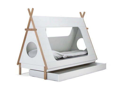TPFLiving Schublade für Bett 12020008 Tjörn grifflos