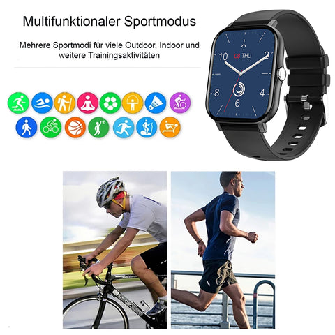 TPFNet Smart Watch / Fitness Tracker IP67 - Silikon Armband - Android & IOS - verschiedene Farben