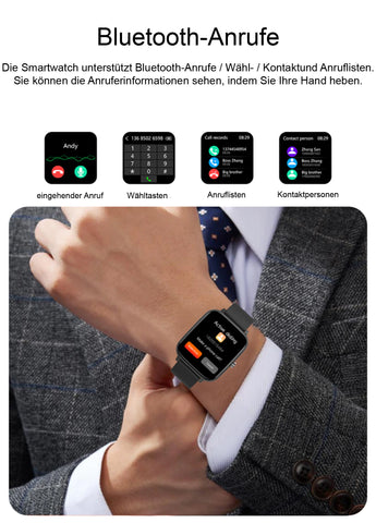 TPFNet Smart Watch / Fitness Tracker IP67 - Silikon Armband - Android & IOS - verschiedene Farben