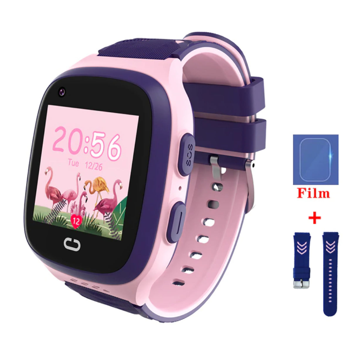 TPFNet Smart Watch for Children - IP67 - Silicone Bracelet - Android &amp; IOS - various colors
