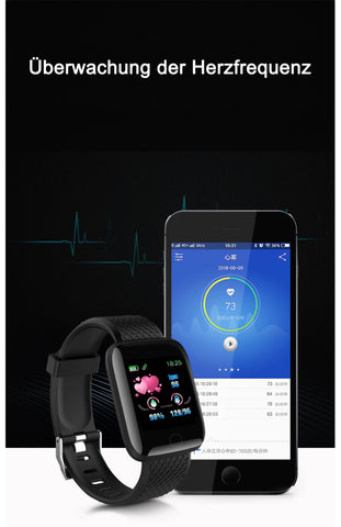 TPFNet Smart Watch / Fitness Tracker IP67 - Silicone Bracelet - Android &amp; IOS - various colors