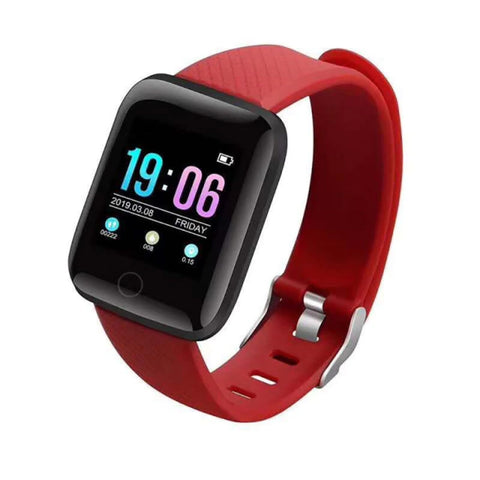 TPFNet Smart Watch / Fitness Tracker IP67 - Silicone Bracelet - Android &amp; IOS - various colors