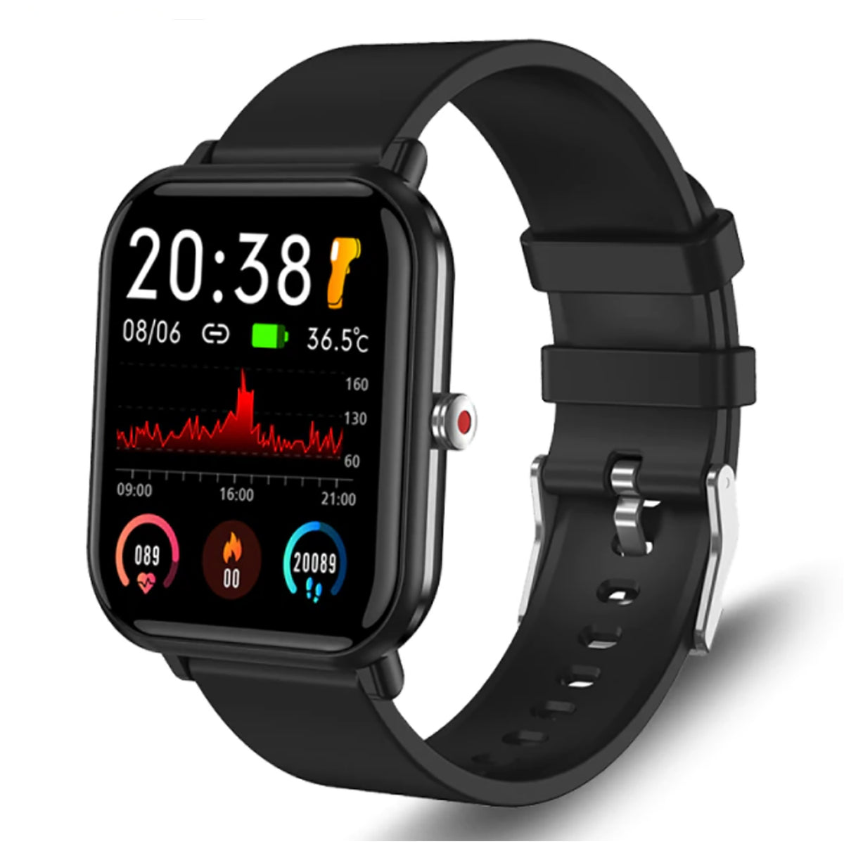 TPFNet Smart Watch / Fitness Tracker IP67 - Silikon Armband - Android & IOS - verschiedene Farben