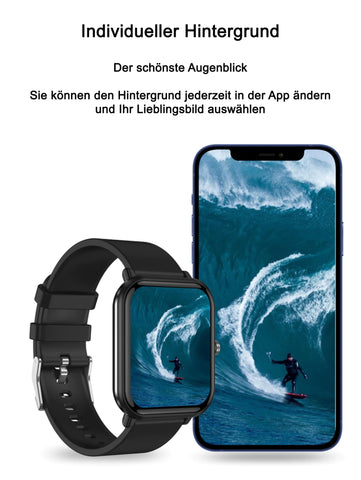 TPFNet Smart Watch / Fitness Tracker IP67 - Silikon Armband - Android & IOS - verschiedene Farben