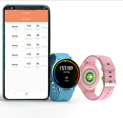 TPFNet Smart Watch / Fitness Tracker IP67 für Damen & Herren - Silikon Armband - Android & IOS - verschiedene Farben