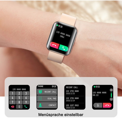 TPFNet Smart Watch / Fitness Tracker IP67 - Silikon Armband - Android & IOS - verschiedene Farben