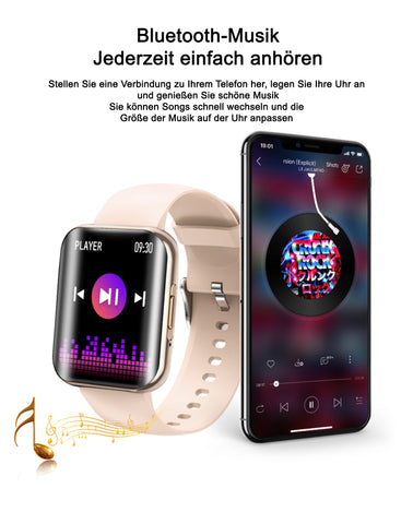 TPFNet Smart Watch / Fitness Tracker IP67 - Silikon Armband - Android & IOS - verschiedene Farben