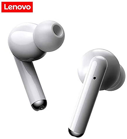Lenovo LP1 Bluetooth-Kopfhörer Weiß mit schwarzem Rand