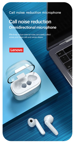 Lenovo XT96 Bluetooth-Kopfhörer Weiß