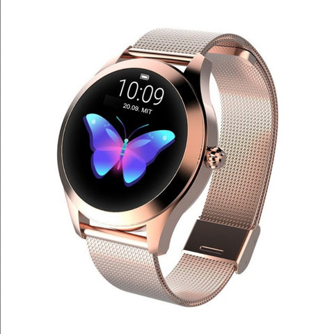 TPFNet Women's Smart Watch / Fitness Tracker IP68 - Milanese Bracelet - Android &amp; IOS - various colors