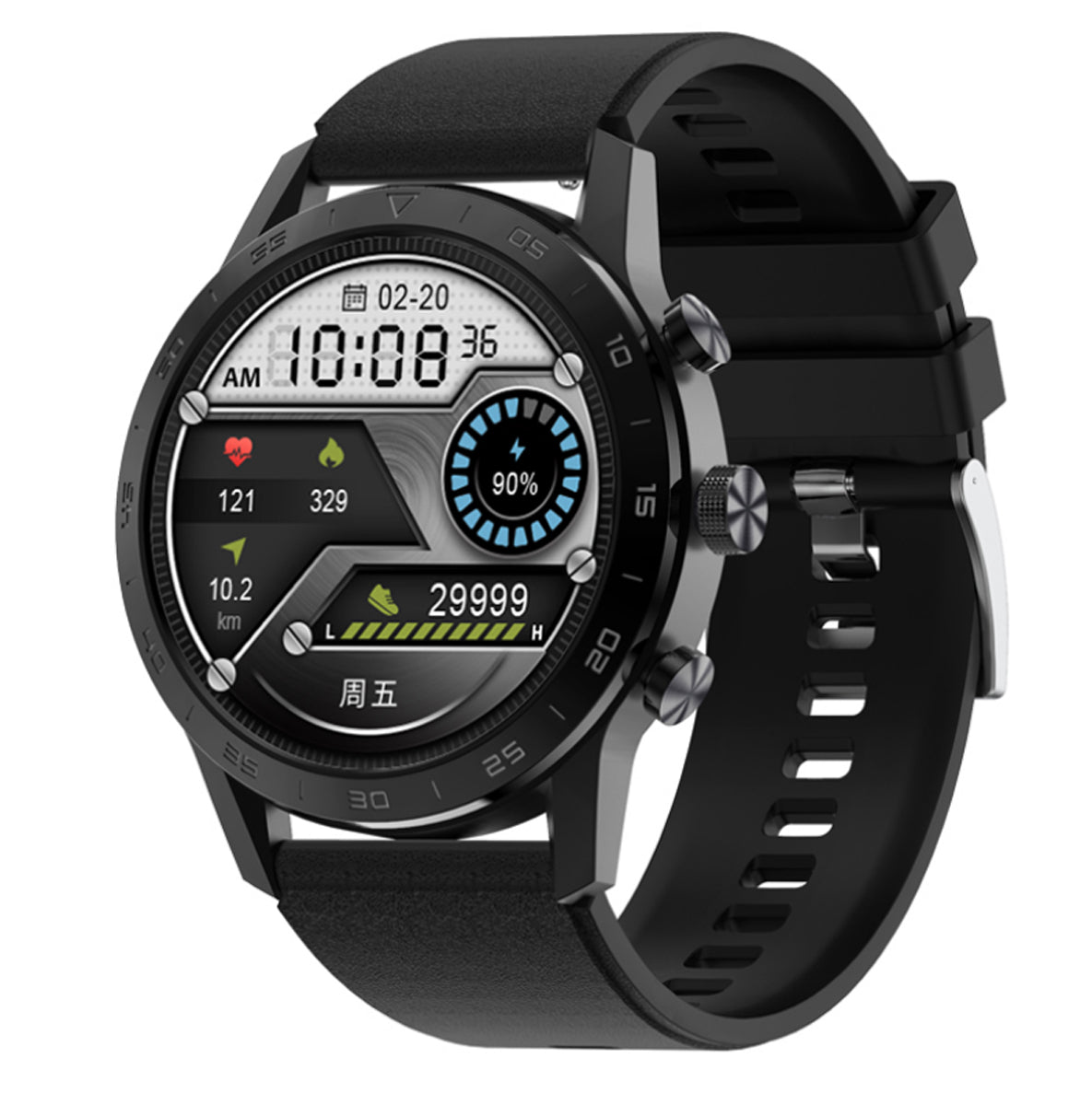 TPFNet Smart Watch / Fitness Tracker IP67 - Silikon Armband - Android & IOS - verschiedene Farben