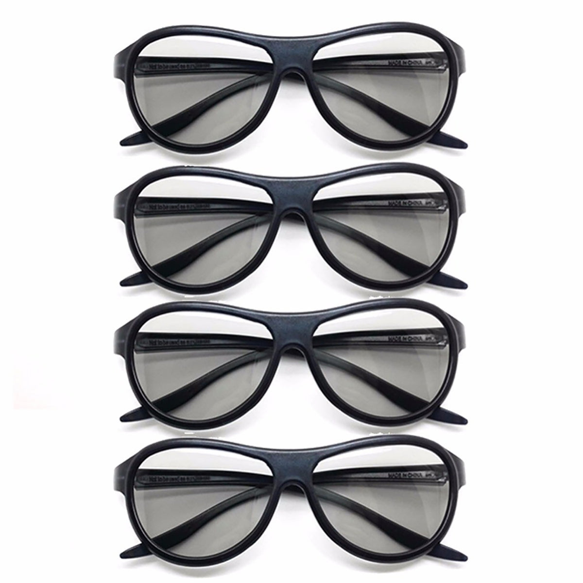 TPFNet 3D Brille Passiv Polarisiert Schwarz