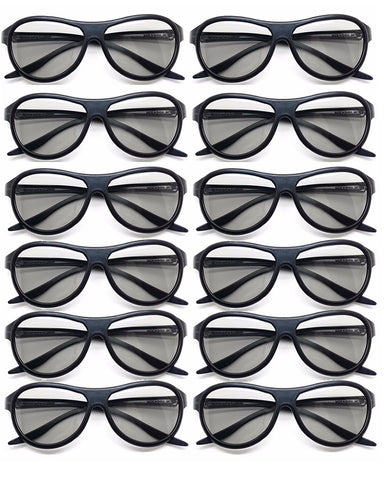TPFNet 3D Glasses Passive Polarized Black