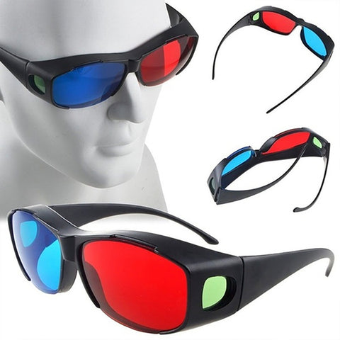 TPFNet Anaglyphenbrille 3D Brille Kunststoff Schwarz