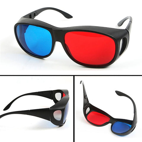 TPFNet Anaglyphenbrille 3D Brille Kunststoff Schwarz