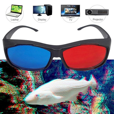 TPFNet Anaglyphenbrille 3D Brille Kunststoff Schwarz