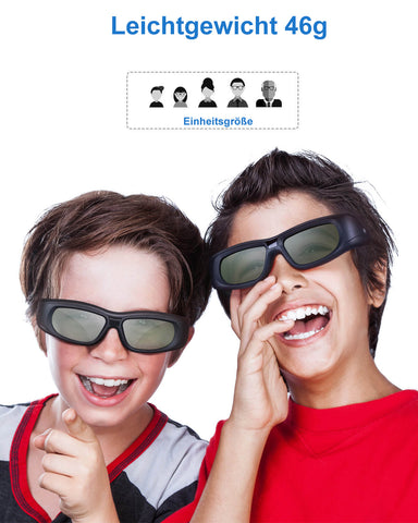 TPFNet 3D Brille Aktive Shutter für Bluetooth / RF 3D Geräte