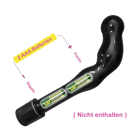 TPFSecret gewellter Prostata Vibrator für Männer ohne Remote Controll - Schwarz