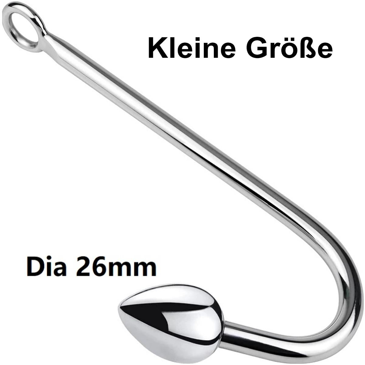 TPFSecret Analhaken aus Edelstahl Metall - Größe Small - Large