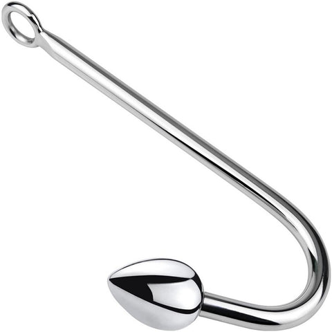 TPFSecret Analhaken aus Edelstahl Metall - Größe Small - Large