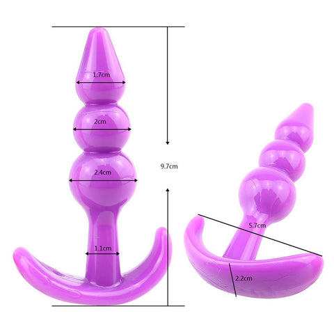 TPFSecret beads anal dildo plug for men and women different colors