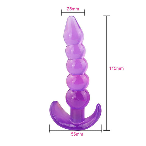 TPFSecret beads anal dildo plug for men and women different colors