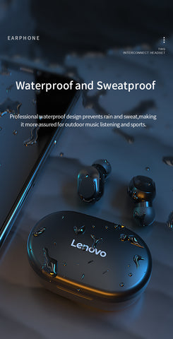 Lenovo XT91 Bluetooth-Kopfhörer Schwarz