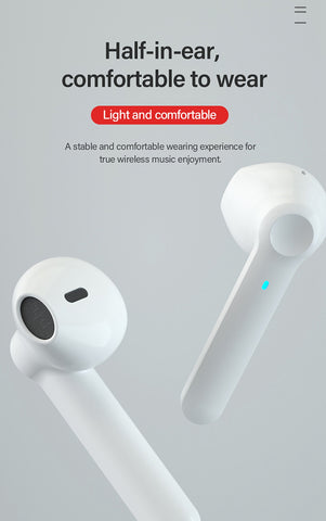Lenovo XT89 Bluetooth Headphones White