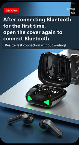 Lenovo XT85 Bluetooth-Kopfhörer Schwarz