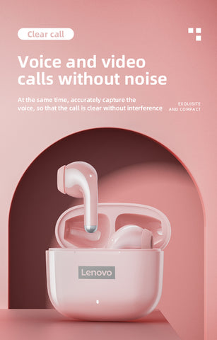 Lenovo LP40 Pro Bluetooth Headphones Green