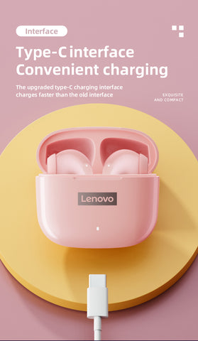 Lenovo LP40 Pro Bluetooth Headphones Pink
