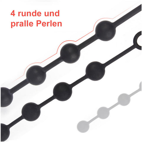 TPFSecret silicone anal beads anal beads for women and men - different lengths and diameters
