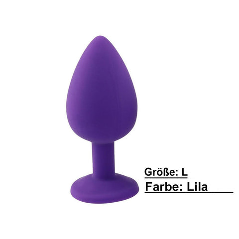 TPFSecret Juwel anal plug for men and women - with gemstone - different sizes and colors
