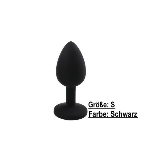 TPFSecret Juwel Analplug für Männer und Frauen - mit Schmuckstein - verschiedene Größen und Farben