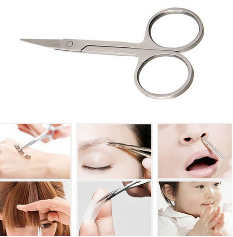 TPFBeauty professional nail scissors made of stainless steel silver