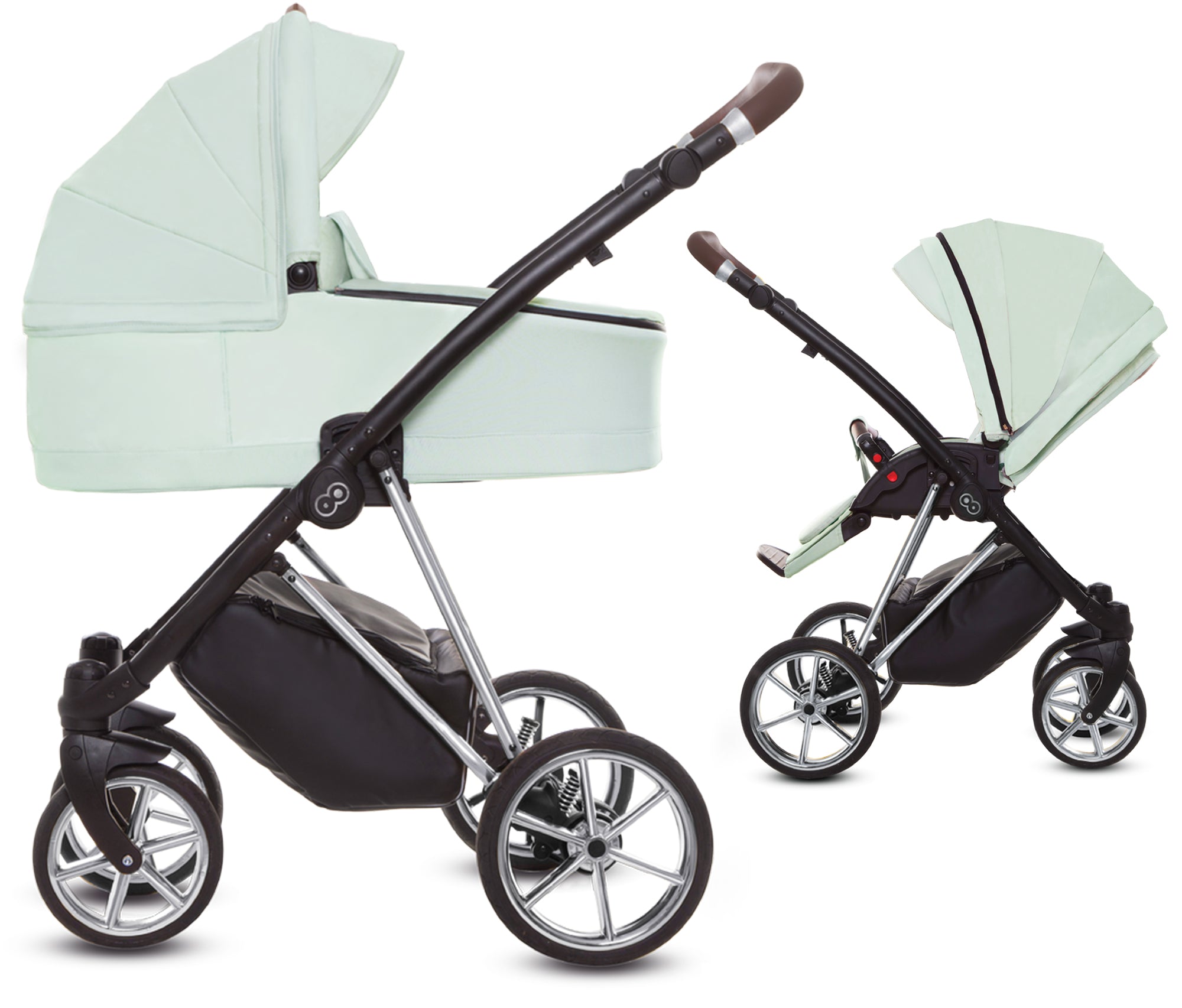 TPFLiving 2in1 Kinderwagen Ultra