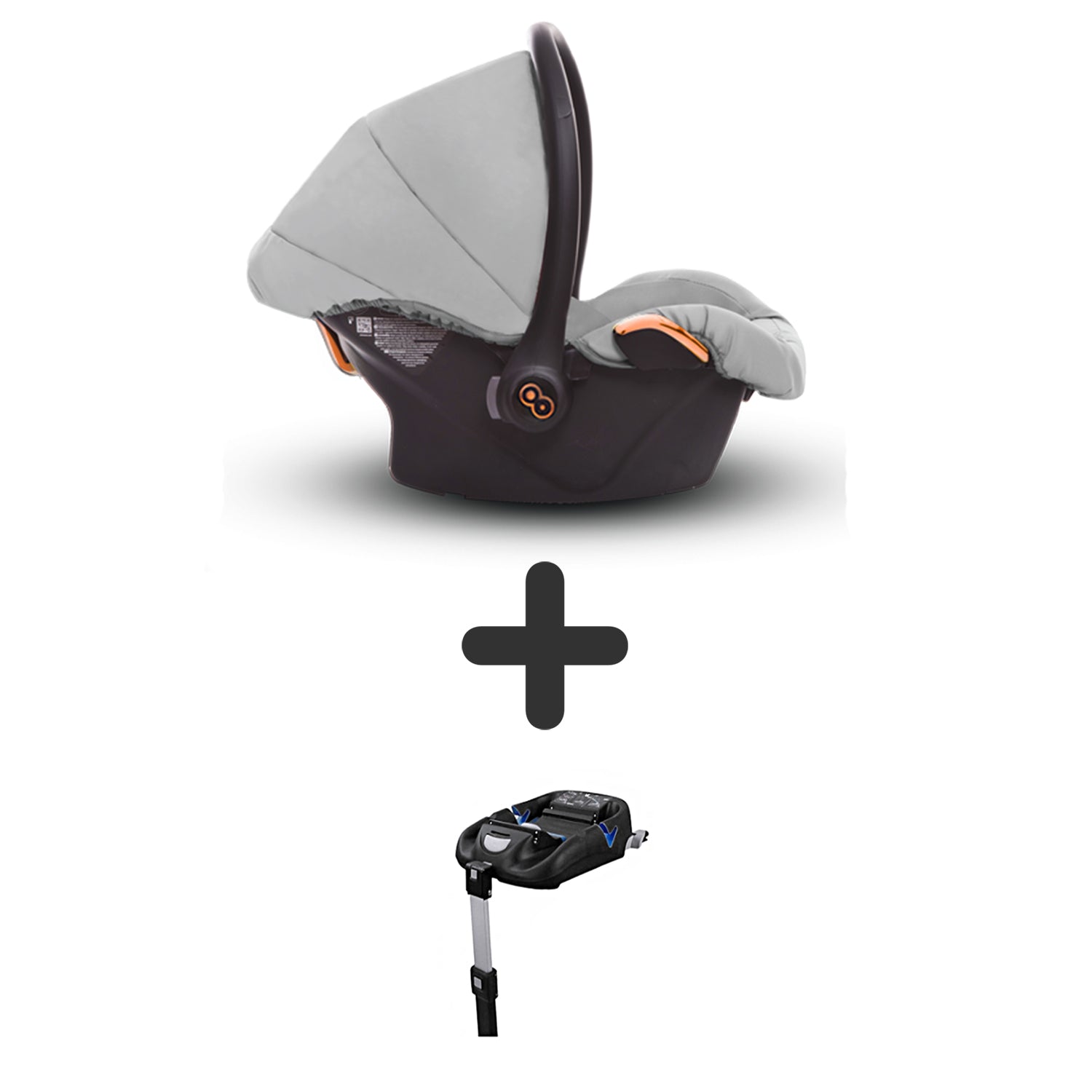 TPFLiving Babyschale Ultra Stoff mit oder ohne Isofix