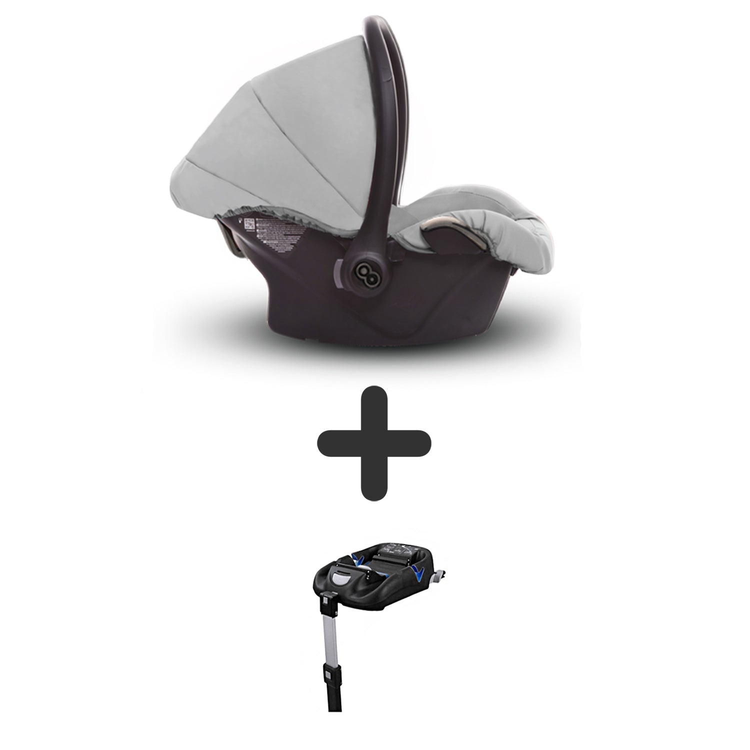 TPFLiving Babyschale Ultra Stoff mit oder ohne Isofix