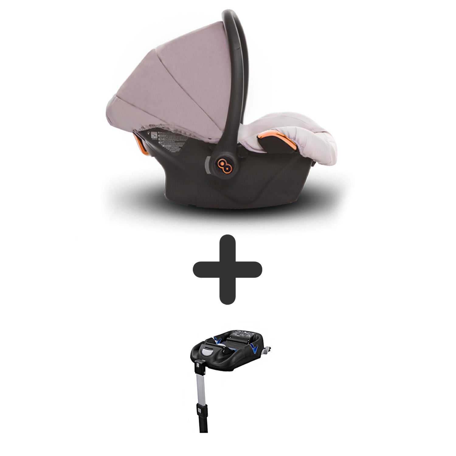 TPFLiving Babyschale Ultra Stoff mit oder ohne Isofix