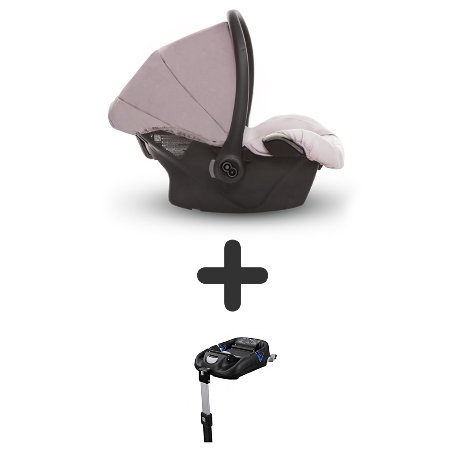 TPFLiving Babyschale Ultra Stoff mit oder ohne Isofix