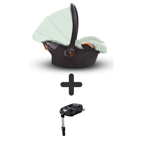 TPFLiving Babyschale Ultra Stoff mit oder ohne Isofix