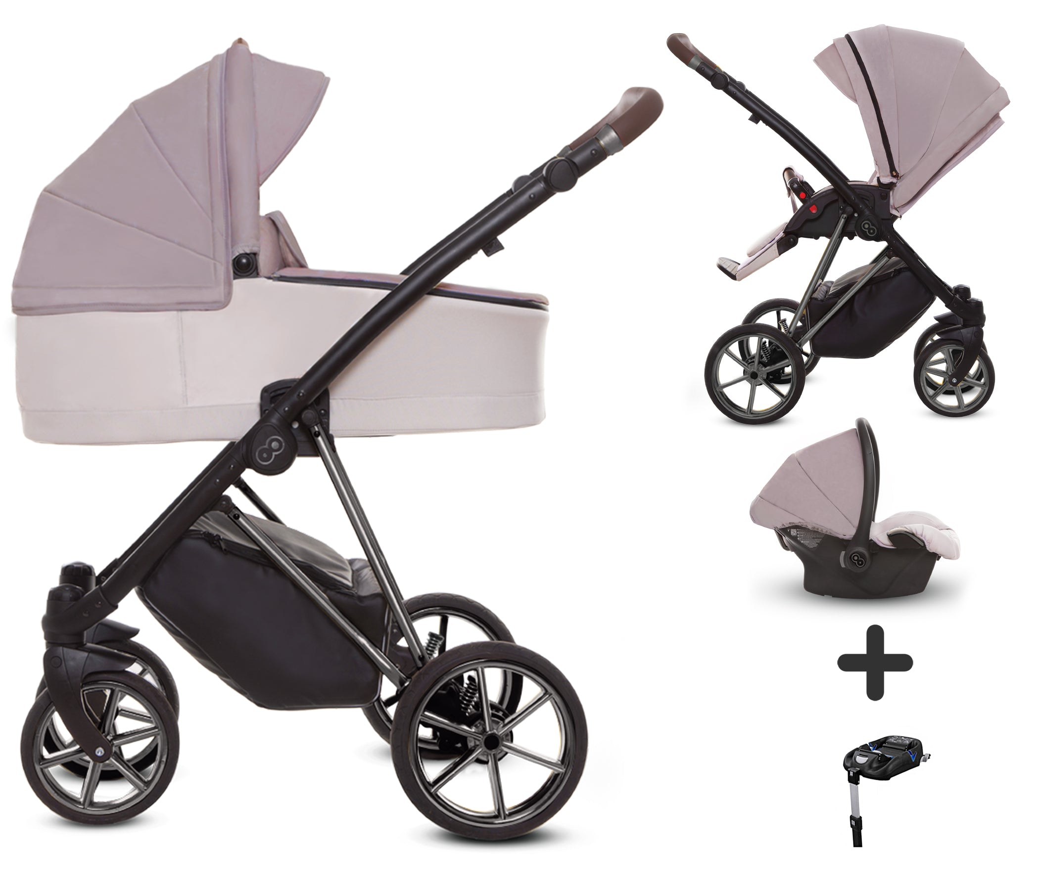 TPFLiving 4in1 Kinderwagen Ultra