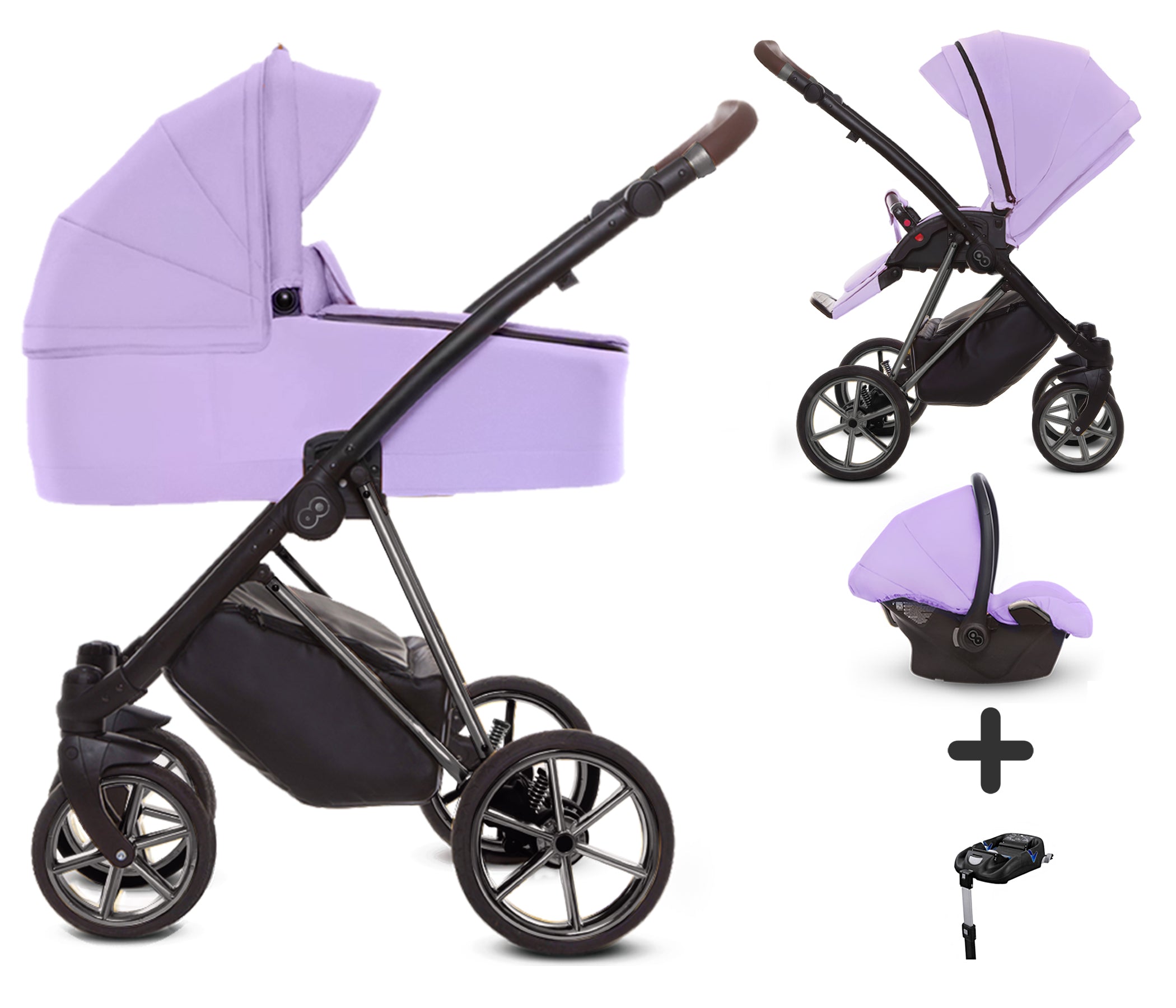 TPFLiving 4in1 Kinderwagen Ultra