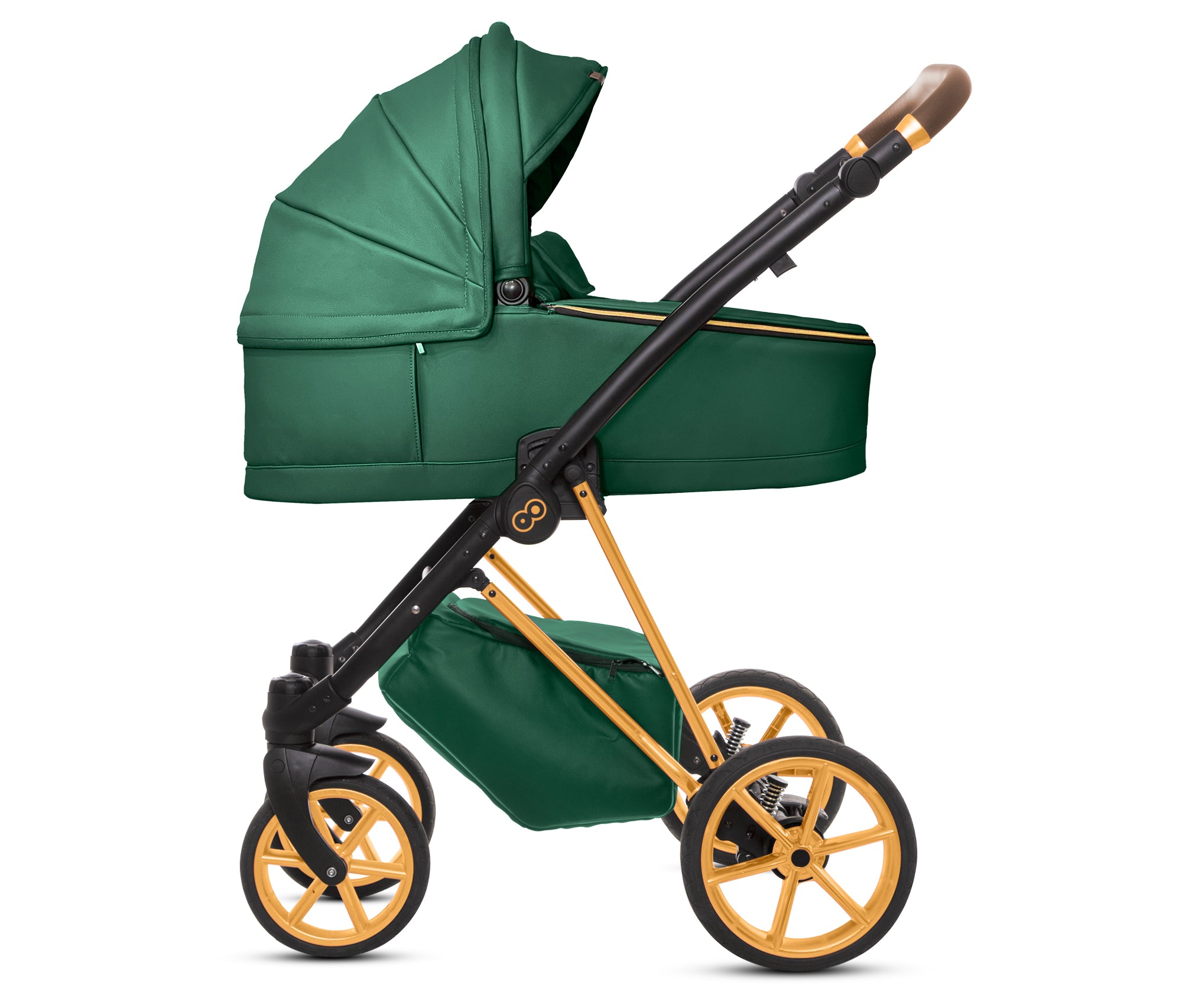 TPFLiving 3in1 Kinderwagen Royal Kunstleder