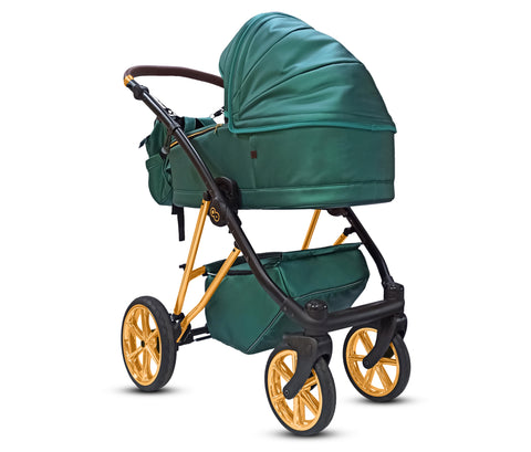 TPFLiving 3in1 Kinderwagen Royal Kunstleder