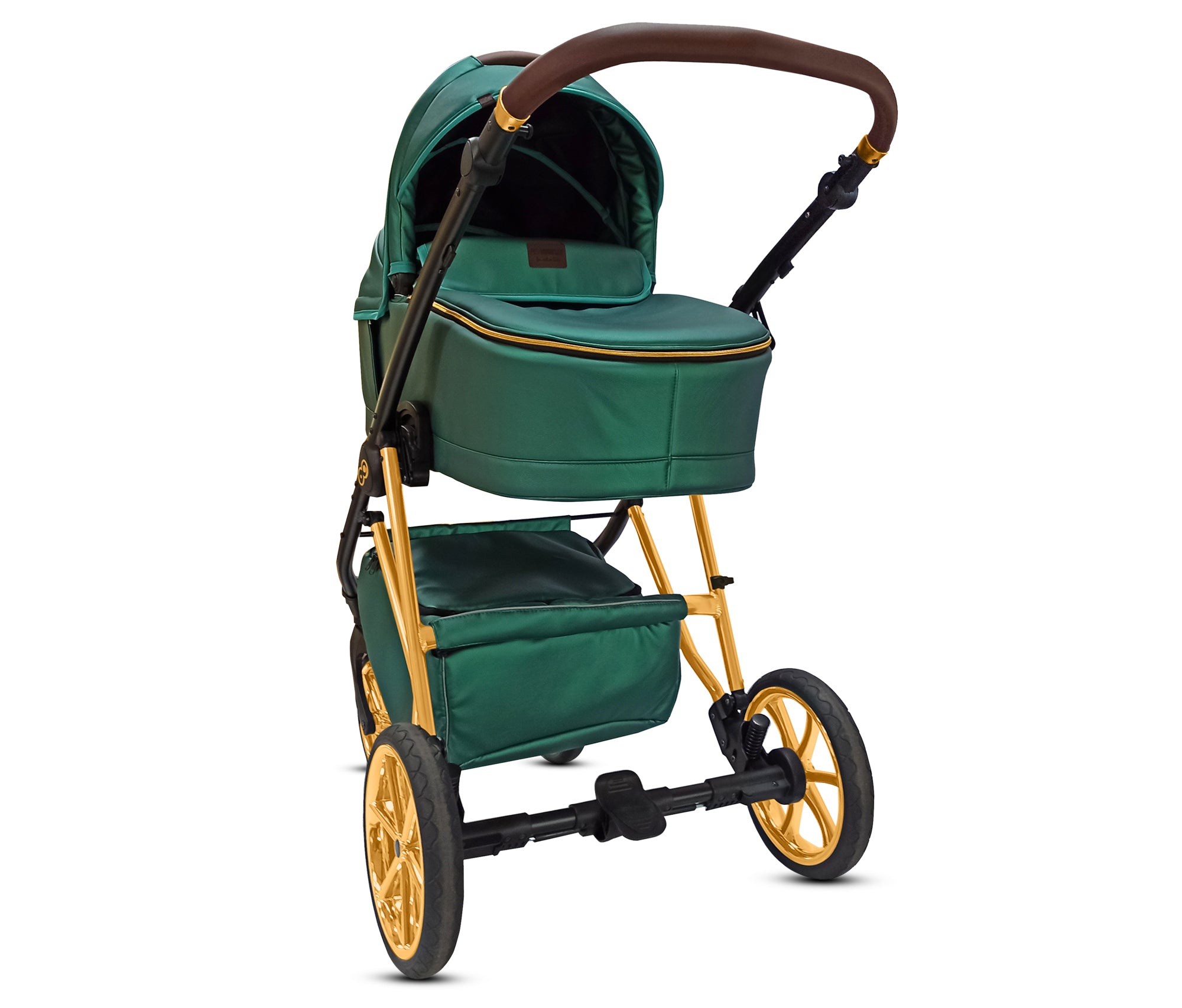 TPFLiving 3in1 Kinderwagen Royal Kunstleder
