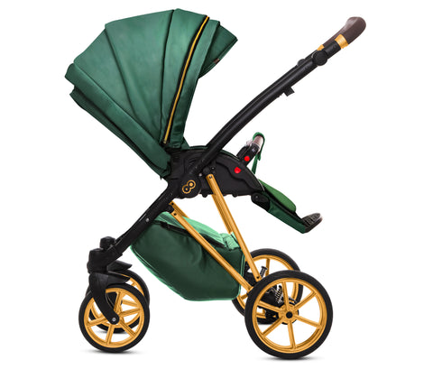 TPFLiving 3in1 Kinderwagen Royal Kunstleder
