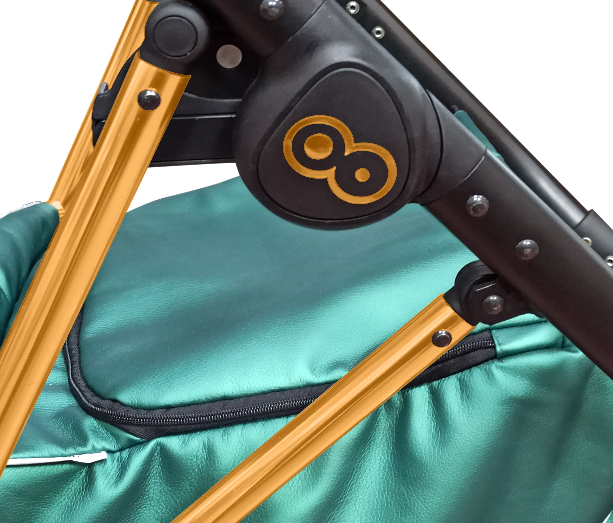 TPFLiving 3in1 Kinderwagen Royal Kunstleder
